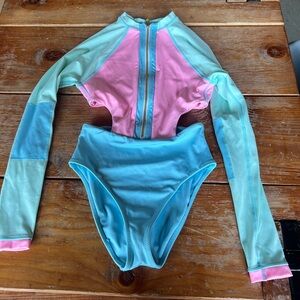 Hurley x Love Shack Fancy One Piece Swim Suit